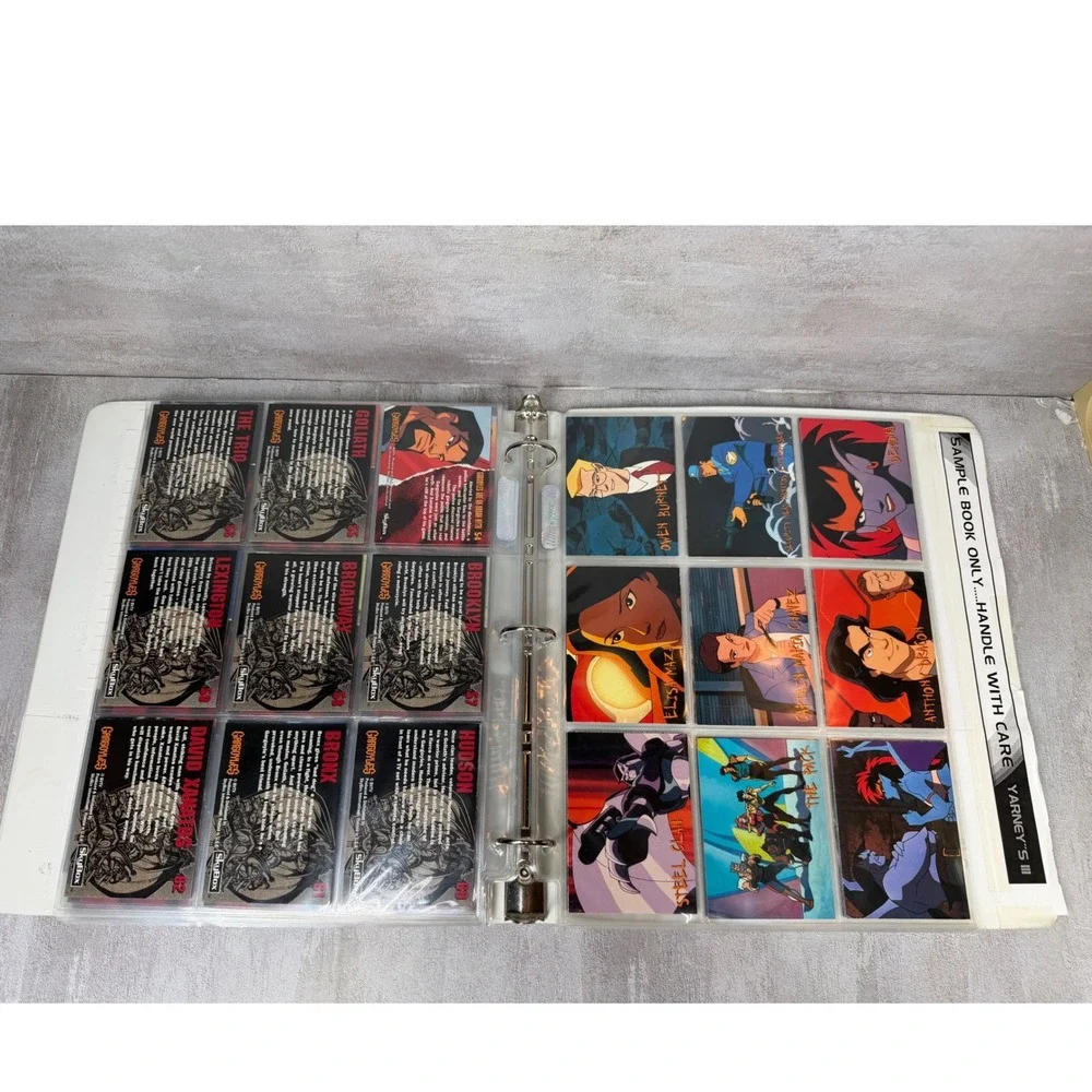 1995 SkyBox Gargoyles Salesmans Sample Binder Complete Set Pop Ups Promo Book
